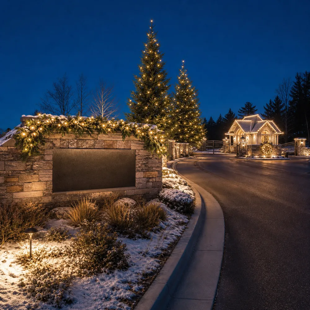 HOA and community holiday lighting