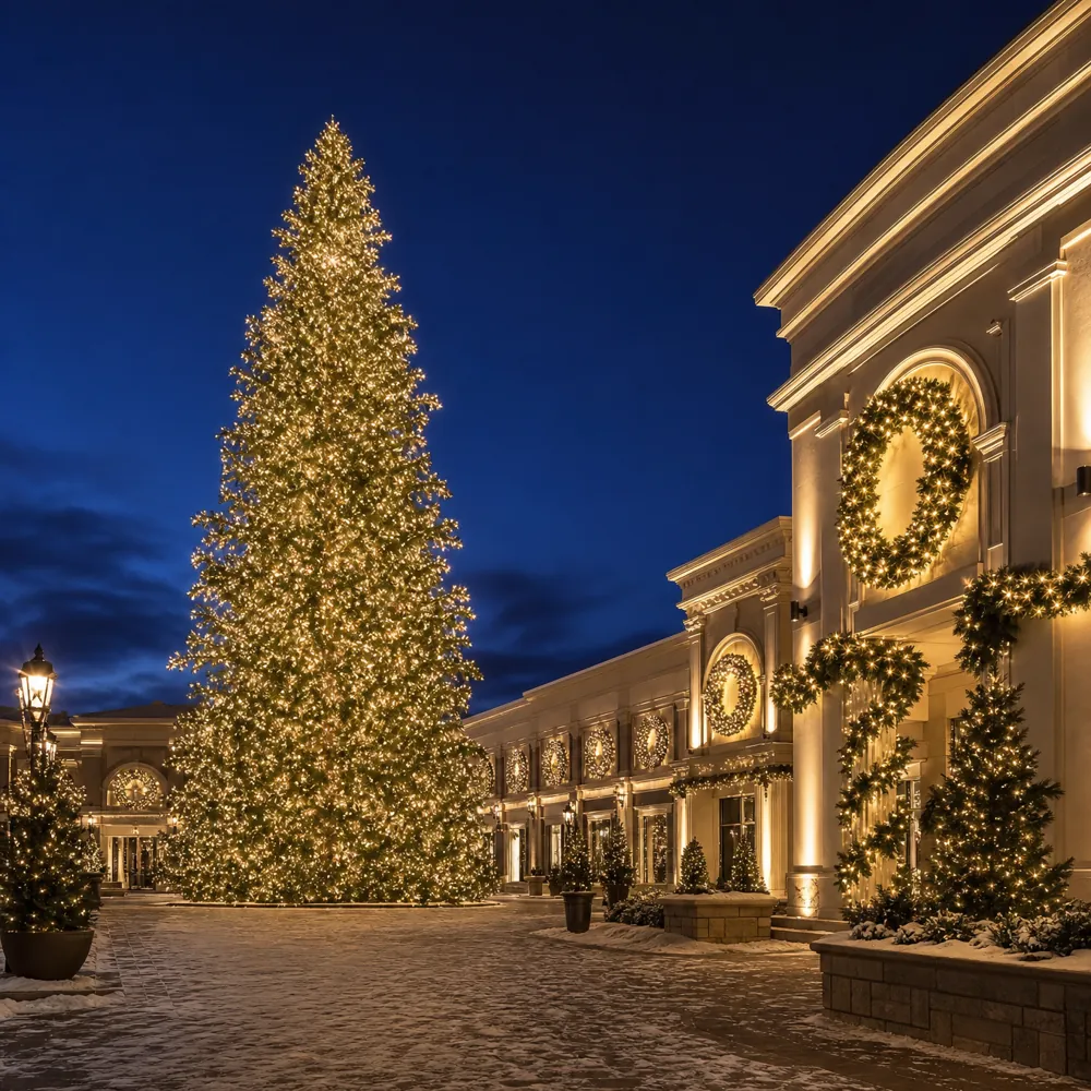 Large-scale holiday displays